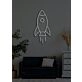 Rocket Neon Soaring High with Ambition and Dreams
