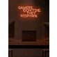 Players don't die, they respawn Neon Resilient Gamer's Motto