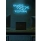 Players don't die, they respawn Neon Resilient Gamer's Motto