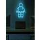 LEGO Man Neon Fun and Playful Light for Nostalgia and Creativity