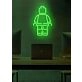 LEGO Man Neon Fun and Playful Light for Nostalgia and Creativity