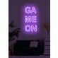 Game On Neon Exciting Call to Action for Gamers Ready to Play