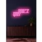 Don't quit Neon Encouraging Motivation to Persevere and Keep Going
