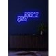 Don't quit Neon Encouraging Motivation to Persevere and Keep Going