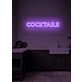 Cocktails Neon Vibrant and Inviting, Ideal for Bars and Nightlife