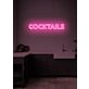 Cocktails Neon Vibrant and Inviting, Ideal for Bars and Nightlife