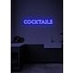 Cocktails Neon Vibrant and Inviting, Ideal for Bars and Nightlife