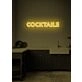 Cocktails Neon Vibrant and Inviting, Ideal for Bars and Nightlife