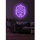 Buddha Neon Serene Illumination Reflecting Peace and Enlightenment