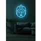 Buddha Neon Serene Illumination Reflecting Peace and Enlightenment