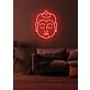 Buddha Neon Serene Illumination Reflecting Peace and Enlightenment