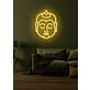 Buddha Neon Serene Illumination Reflecting Peace and Enlightenment