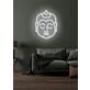 Buddha Neon Serene Illumination Reflecting Peace and Enlightenment