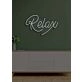 Relax Neon Gentle Reminder to Unwind and Take It Easy in a Soothing Glow