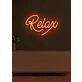 Relax Neon Gentle Reminder to Unwind and Take It Easy in a Soothing Glow