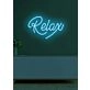 Relax Neon Gentle Reminder to Unwind and Take It Easy in a Soothing Glow