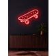 Skateboard Neon Dynamic Display Capturing the Spirit of Adventure and Freedom