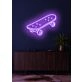 Skateboard Neon Dynamic Display Capturing the Spirit of Adventure and Freedom