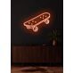 Skateboard Neon Dynamic Display Capturing the Spirit of Adventure and Freedom