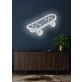 Skateboard Neon Dynamic Display Capturing the Spirit of Adventure and Freedom