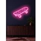 Skateboard Neon Dynamic Display Capturing the Spirit of Adventure and Freedom