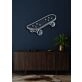 Skateboard Neon Dynamic Display Capturing the Spirit of Adventure and Freedom