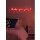 Make your mark LED neon Inspiring Call to Leave a Lasting Impact in Bright Lights