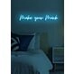 Make your mark LED neon Inspiring Call to Leave a Lasting Impact in Bright Lights