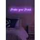 Make your mark LED neon Inspiring Call to Leave a Lasting Impact in Bright Lights