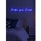 Make your mark LED neon Inspiring Call to Leave a Lasting Impact in Bright Lights