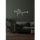 Hello Gorgeous Neon Flattering Greeting in Light