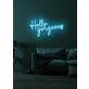 Hello Gorgeous Neon Flattering Greeting in Light