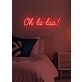 Oh la la Neon Flirtatious Charm and Allure