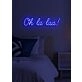 Oh la la Neon Flirtatious Charm and Allure
