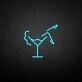 Woman in a cup' neon sign