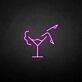 Woman in a cup' neon sign