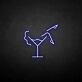 Woman in a cup' neon sign