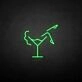 Woman in a cup' neon sign