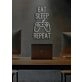 Eat Sleep Game Repeat Neon Cycle of a Gamer's Life