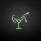 Woman in a cup' neon sign