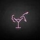 Woman in a cup' neon sign