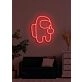 Space man Neon Odyssey into the Cosmic Unknown
