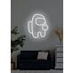 Space man Neon Odyssey into the Cosmic Unknown