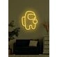Space man Neon Odyssey into the Cosmic Unknown