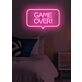 Game Over Neon Concluding Statement in Gaming