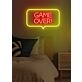 Game Over Neon Concluding Statement in Gaming