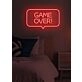 Game Over Neon Concluding Statement in Gaming