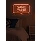 Game Over Neon Concluding Statement in Gaming