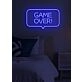 Game Over Neon Concluding Statement in Gaming