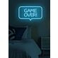 Game Over Neon Concluding Statement in Gaming